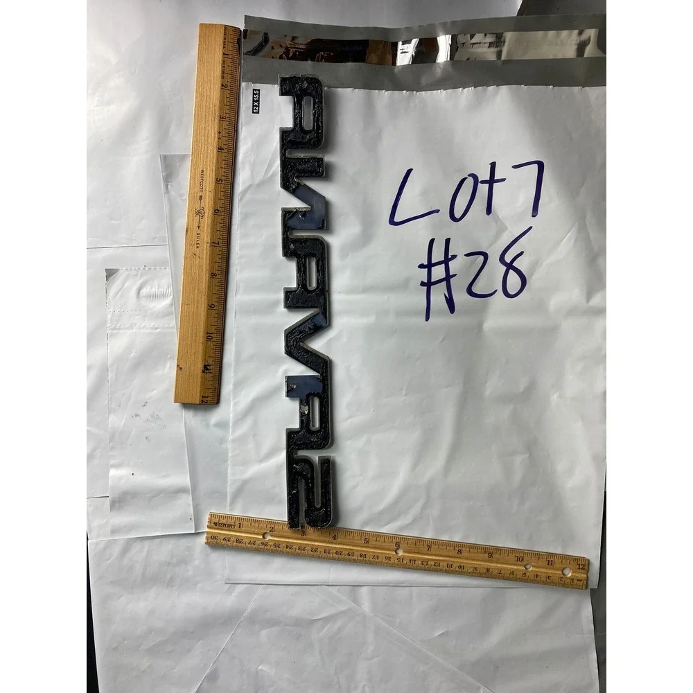OEM Toyota Sienna Chrome Rear Trunk Liftgate‎ Emblem Badge Script